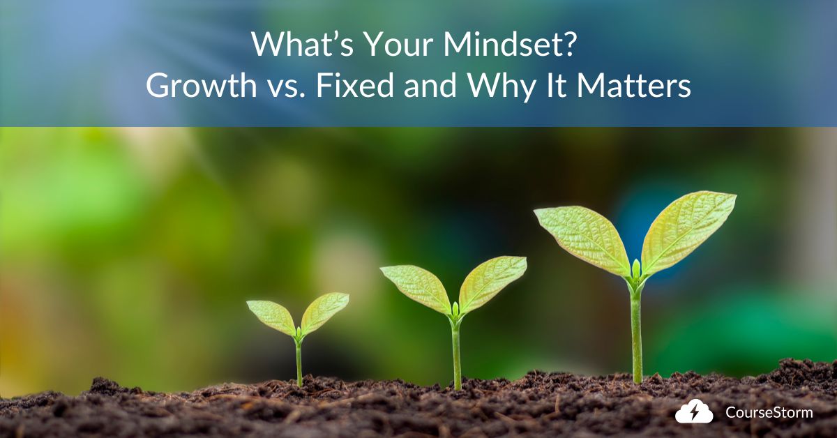 What's Your Mindset? Growth vs. Fixed and Why It Matters - CourseStorm