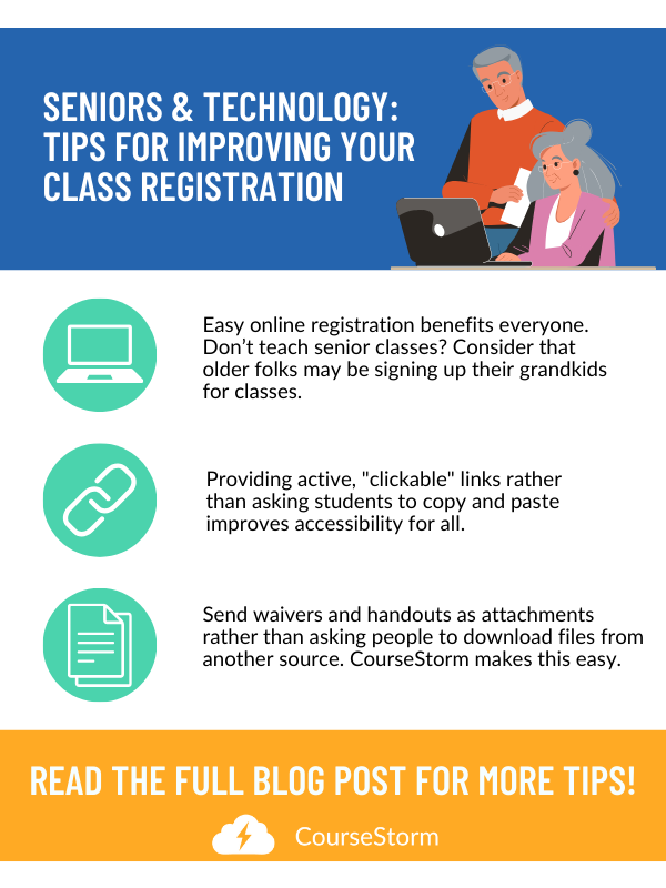 Seniors & Technology: Tips to Improve Your Class Registration for All